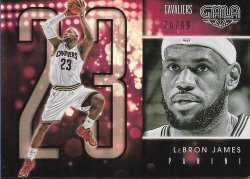 2015-16 Panini Gala LeBron James #ed 70/99