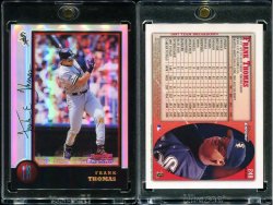 1998 Bowman Chrome Refractor Frank Thomas