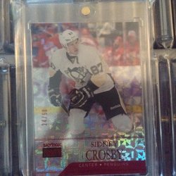 2013 Upper Deck Retro Sidney Crosby ruby skybox