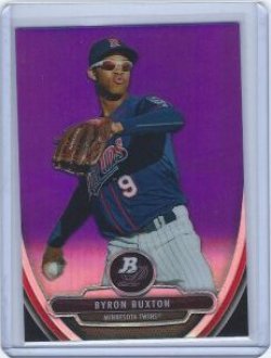 2013 Bowman Platinum Byron Buxton Purple Refractor