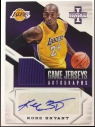 2013-14 Topps Innovation Kobe Bryant Jersey Auto /35