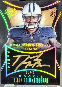 2015 Panini Black Gold Dorial Green-Beckham Rookie Autograph Gold Parallel