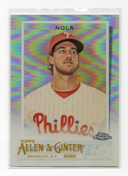 2020 Topps Topps Allena and Ginter Chrome Refractors Aaron Nola