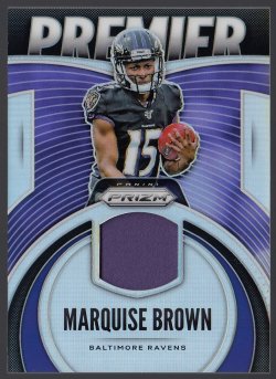 2019 Panini Prizm Premier Jerseys Marquise Brown