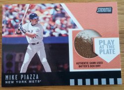2000 Topps Stadium Club Play at the Plate Mike Piazza - G.U. Dirt