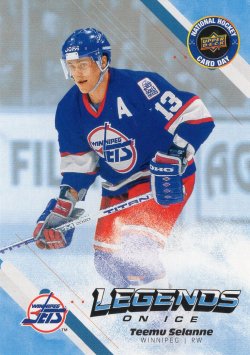 2023 Upper Deck National Hockey Card Day Selanne (Legends on Ice)