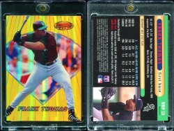 1996 Bowman Best Preview Refractor Frank Thomas
