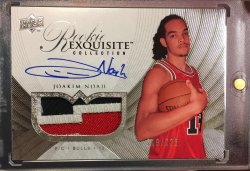 2007 Upper Deck Exquisite  Joakim Noah Exquisite RPA 219/225