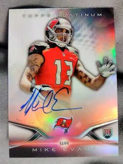 Mike Evans Tampa Bay Buccaneers Autographed 2014 Topps