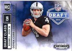 2014 Panini Contenders Draft Class Derek Carr