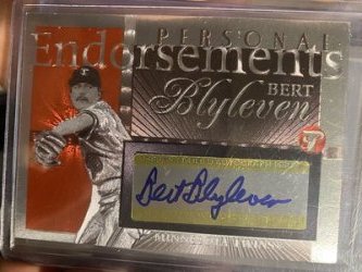 2005 Topps pristine personal endorsements blyleven