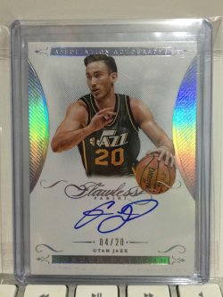 2015 Panini Flawless Gordon Hayward Association Autographs