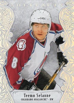2025/26  Artifacts Platinum Sparkle Selanne