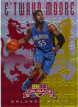 2012-13 Panini Crusade ETwaun Moore Red Crusade