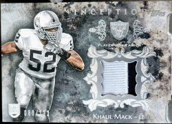 2014 Topps Inception Khalil Mack Rookie Patches