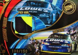2004 Press Pass Trackside Racing Pit Stoppers (pit sign) Jimmie Johnson