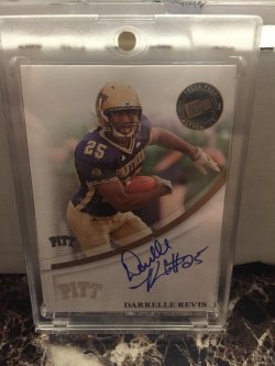 2007 Press Pass Authentics Darrelle Revis Press Pass Signings Certified Rookie Auto