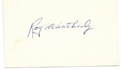   Index Card Yankees Roy Weatherly 10/10/24 