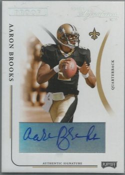 2004 Playoff Prime Signatures Aaron Brooks