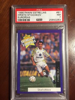 1996 Panini Estrellas Europeas #87 Hristo Stoichkov