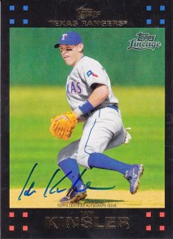 2011 Topps Lineage Autographs Ian Kinsler