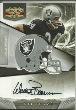 2009 Panini Gridiron Gear Willie Brown