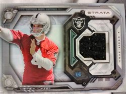 2014 Topps Strata Derek Carr Rookie Strata Relic