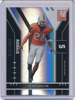   Sean Taylor 2004 Donruss Elite RC /500
