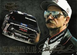 1996 Fleer Ultra Racing Champions Club Dale Earnhardt