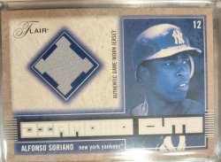 2003 Fleer Flair Diamond Cuts New York Yankees: Alfonso Soriano Relic