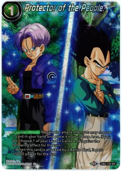 2022 Dragon Ball Super Theme Selection History of Vegeta Protector of the People SR