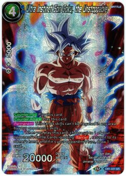 2022 Dragon Ball Super Theme Selection History of Goku Ultra Instinct Son Goku, the Unstoppable SR