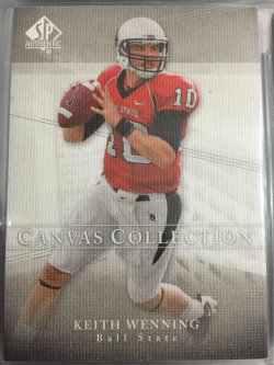 2014 Upper Deck SP Authentic Canvas #C33 Keith Wenning