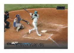 2023 Topps Stadium Club Black Foil Jazz Chisholm, Jr.