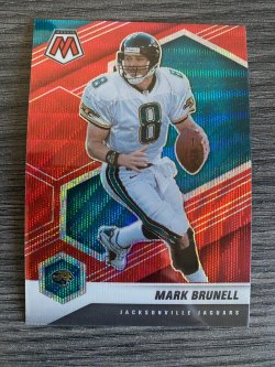 2021 Panini Mosaic Red Wave Mark Brunell