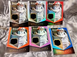 2014 Panini Select Derek Carr Rookie Jersey (Base, Prizm, Red, Fuchsia, Orange, Blue) 