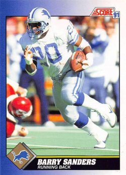 1991  Score Barry Sanders