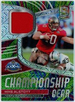 2021 Panini Spectra Championship Gear Meta Mike Alstott