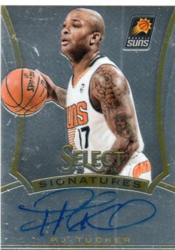 2013 Panini Select PJ Tucker signatures