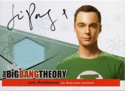 2013  Cryptozoic Big Bang Theory Seasons 3 and 4 Autographs Jim Parsons as Sheldon Cooper