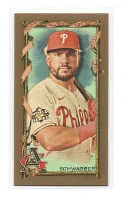 2023 Topps Topps Allen and Ginter Mini Gold Kyle Schwarber