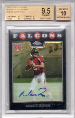 2008 Topps Chrome Matt Ryan