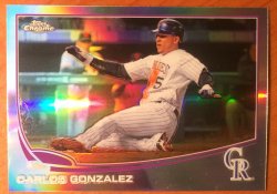 2013 Topps Chrome Refractor Carlos Gonzalez