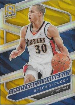 2023-24 Panini Spectra Spectracular Debut Gold Stephen Curry #ed 5/10