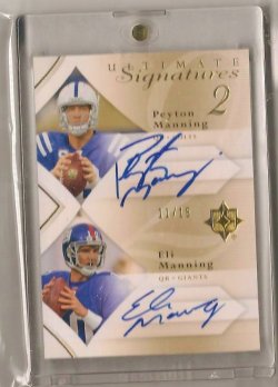 2008 Upper Deck SP Authentic Retro Rookie Peyton Manning Auto on