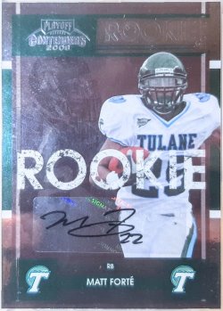 2008 Playoff Contenders Matt Forte college rookie tickets auto