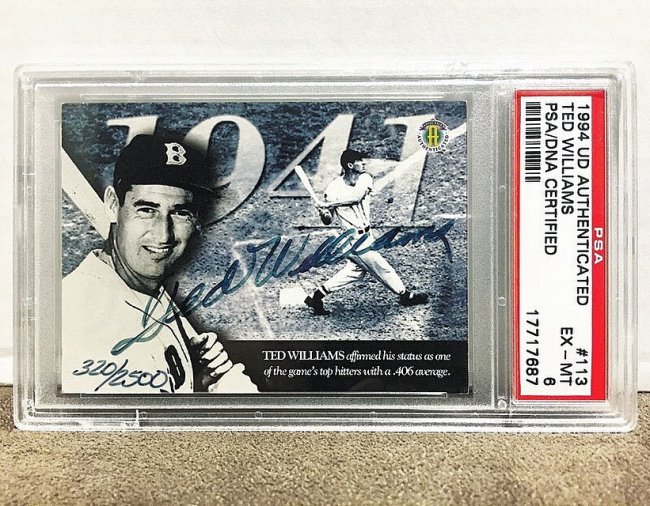 MAILDAY: I finally got a Ted Williams autograph! - Blowout Cards