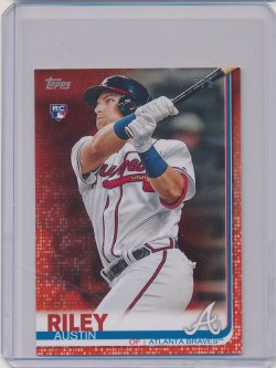    Austin Riley 2019 Topps On Demand Mini Update Red RC /5