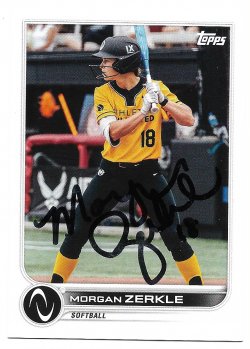 2022 Topps Athletes Unlimited TTM Morgan Zerkle 11/23/24