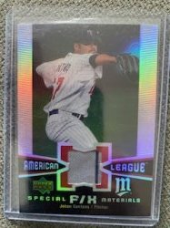 2006 Upper Deck special fx materials johan santana